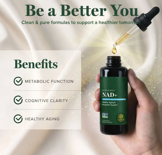 Global Healing Liposomal NAD+ Sublingual Liquid Supplement